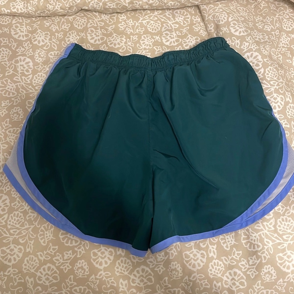 Nike green shorts, good rarely used less than 5 times
